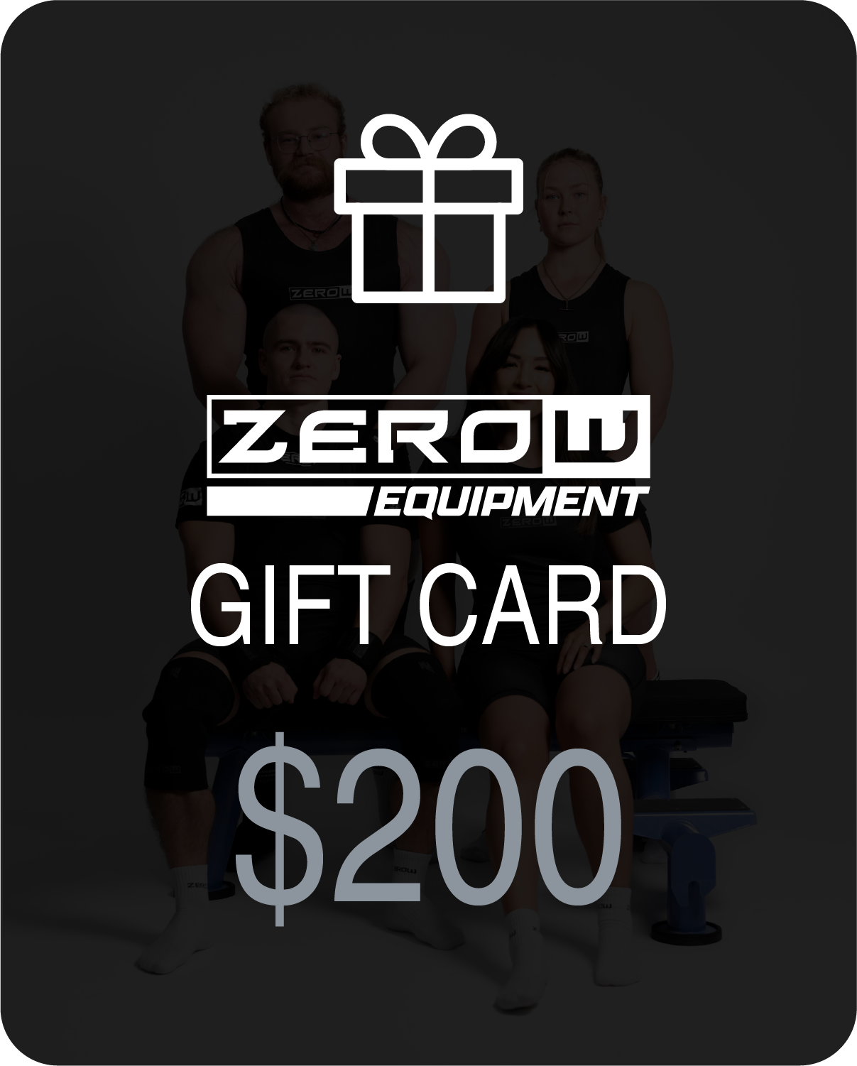 ZeroW Equipment Gift Card